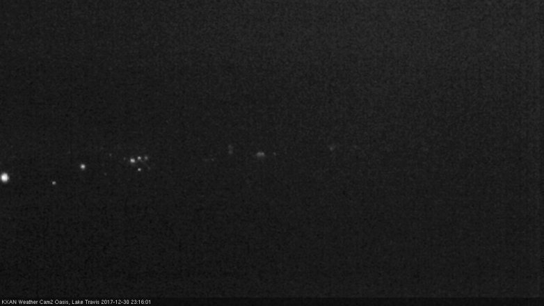 Lake Travis webcam, December 30, 2017 10:25 PM CT