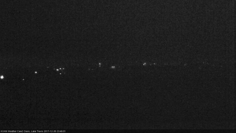 Lake Travis webcam, December 30, 2017 10:55 PM CT