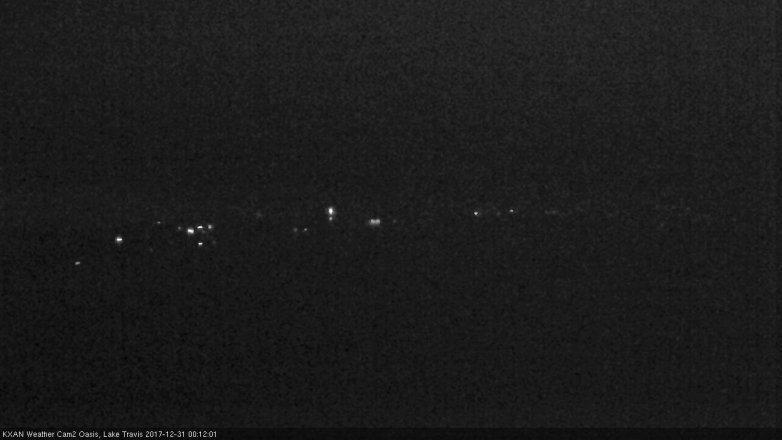 Lake Travis webcam, December 30, 2017 11:25 PM CT