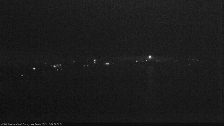 Lake Travis webcam, December 30, 2017 11:40 PM CT