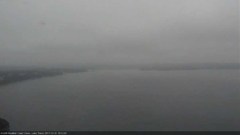 Lake Travis webcam, December 31, 2017 9:35 AM CT