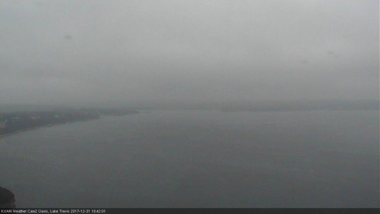 Lake Travis webcam, December 31, 2017 10:05 AM CT