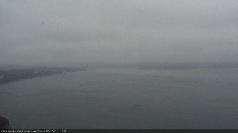 Lake Travis webcam, December 31, 2017 10:25 AM CT