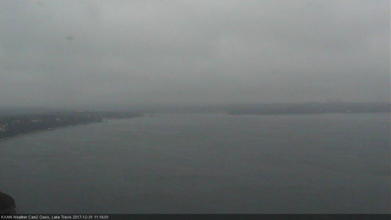 Lake Travis webcam, December 31, 2017 10:40 AM CT