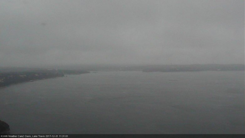 Lake Travis webcam, December 31, 2017 11:00 AM CT