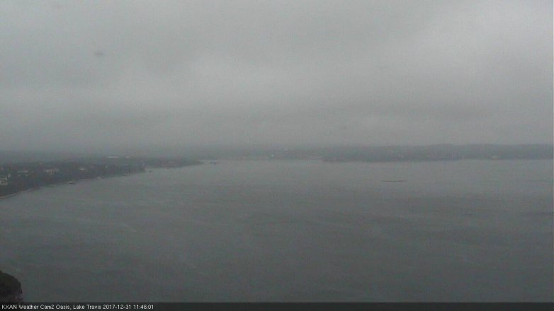 Lake Travis webcam, December 31, 2017 11:05 AM CT