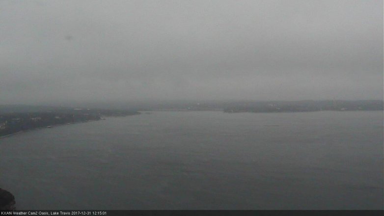 Lake Travis webcam, December 31, 2017 11:20 AM CT