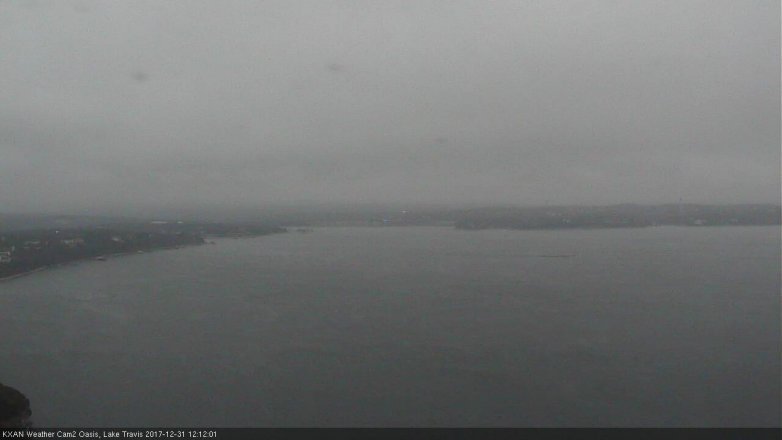 Lake Travis webcam, December 31, 2017 11:40 AM CT