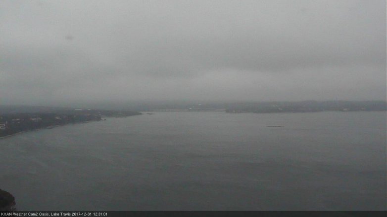 Lake Travis webcam, December 31, 2017 11:45 AM CT