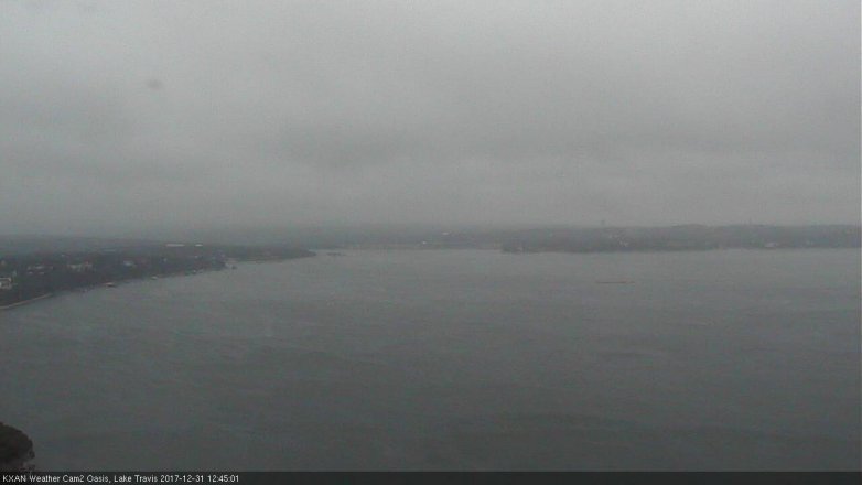 Lake Travis webcam, December 31, 2017 12:10 PM CT