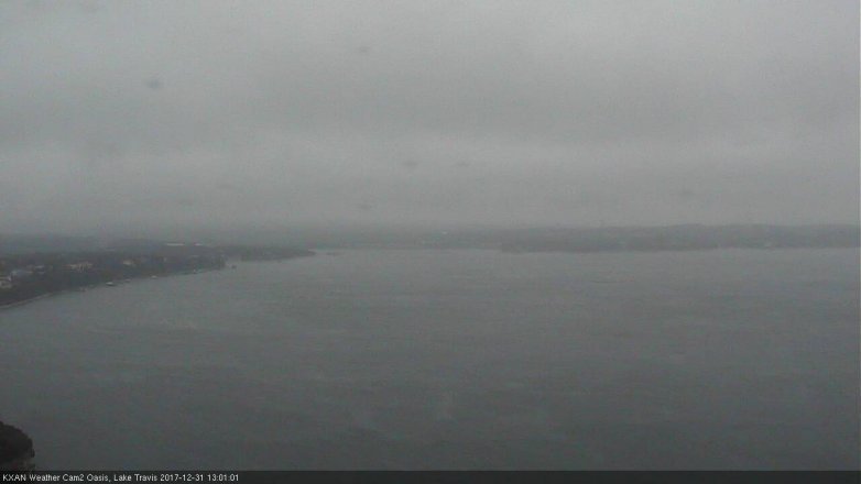 Lake Travis webcam, December 31, 2017 12:25 PM CT