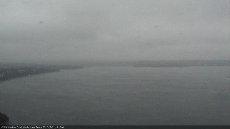 Lake Travis webcam, December 31, 2017 12:40 PM CT
