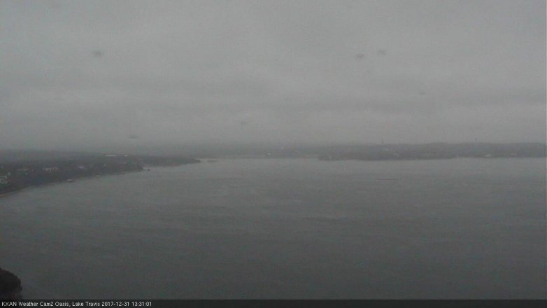 Lake Travis webcam, December 31, 2017 1:00 PM CT