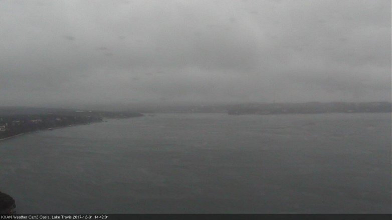 Lake Travis webcam, December 31, 2017 2:00 PM CT