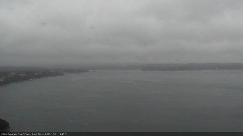 Lake Travis webcam, December 31, 2017 2:05 PM CT