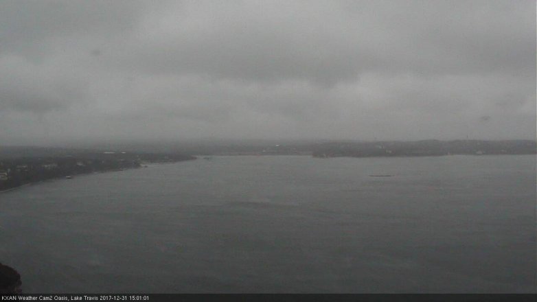 Lake Travis webcam, December 31, 2017 2:10 PM CT