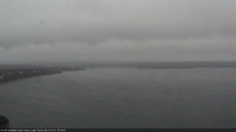 Lake Travis webcam, December 31, 2017 2:20 PM CT