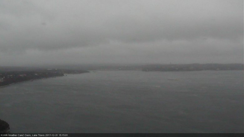 Lake Travis webcam, December 31, 2017 2:25 PM CT
