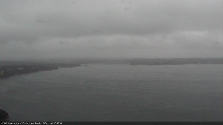 Lake Travis webcam, December 31, 2017 2:55 PM CT