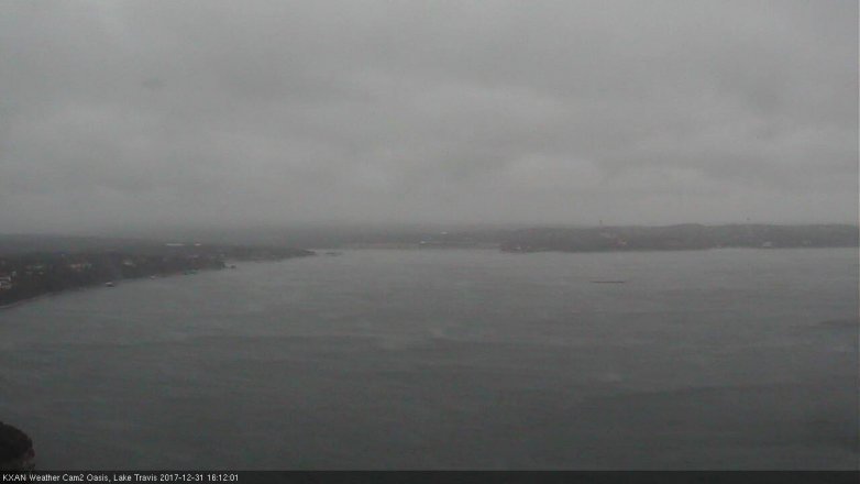 Lake Travis webcam, December 31, 2017 3:20 PM CT