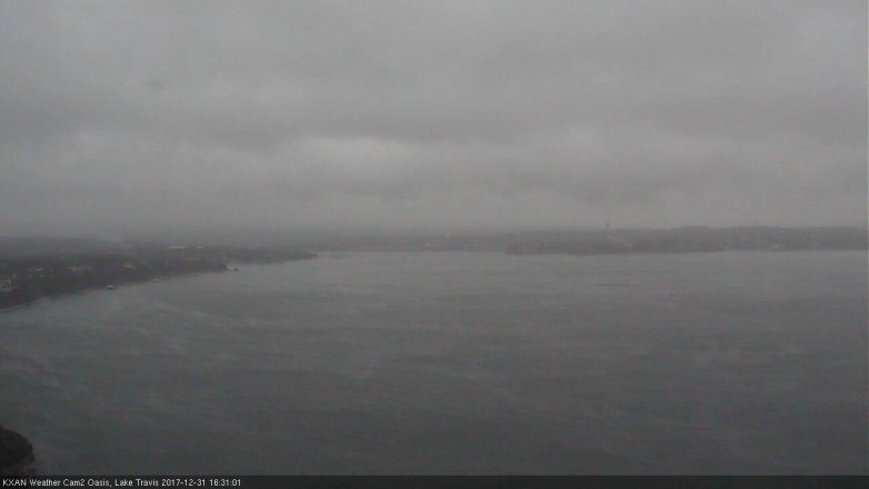 Lake Travis webcam, December 31, 2017 3:50 PM CT
