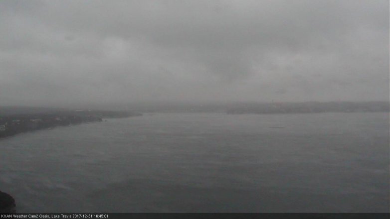 Lake Travis webcam, December 31, 2017 4:10 PM CT