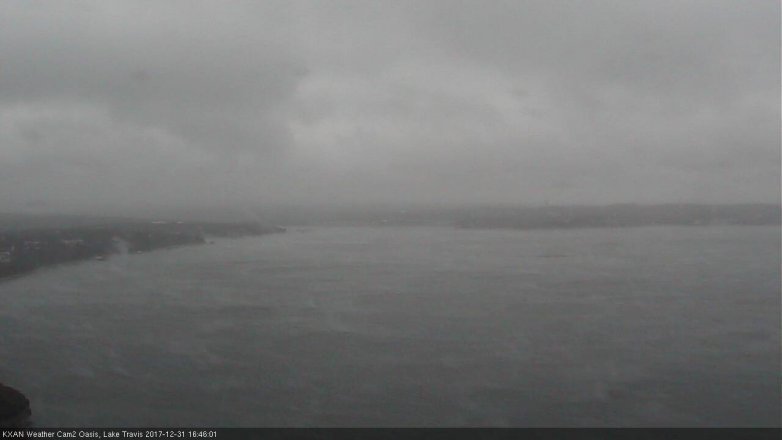 Lake Travis webcam, December 31, 2017 4:15 PM CT