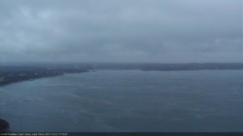 Lake Travis webcam, December 31, 2017 4:20 PM CT