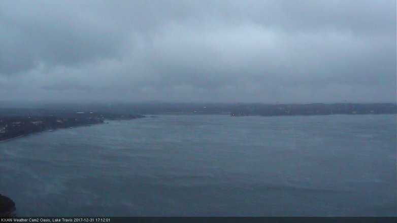 Lake Travis webcam, December 31, 2017 4:35 PM CT