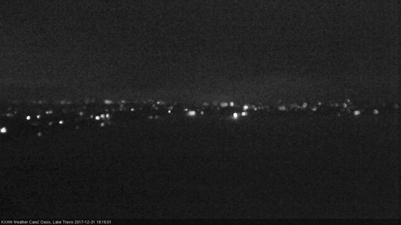 Lake Travis webcam, December 31, 2017 5:25 PM CT