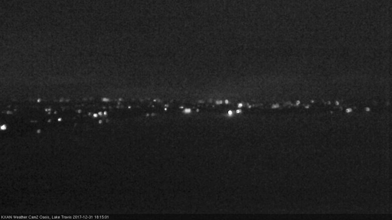 Lake Travis webcam, December 31, 2017 5:30 PM CT