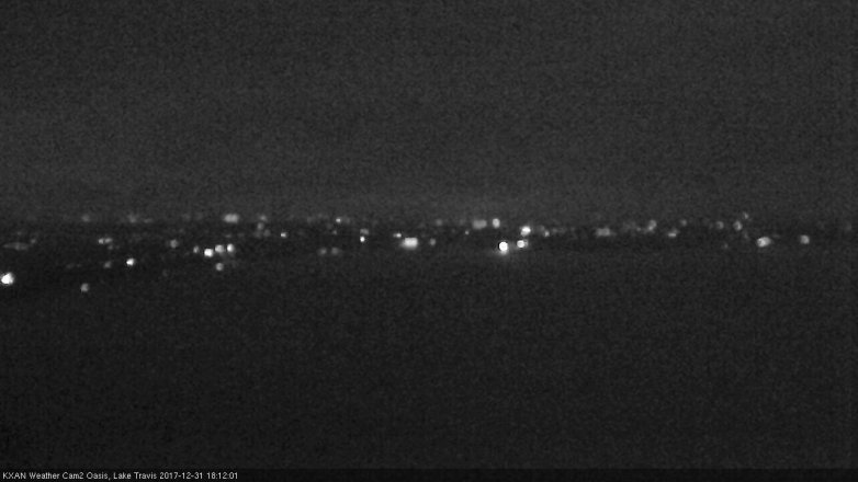 Lake Travis webcam, December 31, 2017 5:35 PM CT