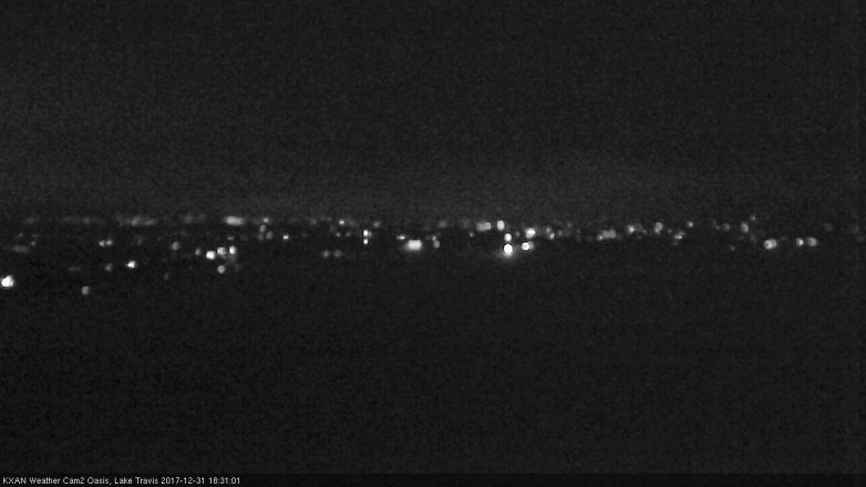 Lake Travis webcam, December 31, 2017 5:45 PM CT
