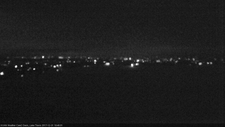Lake Travis webcam, December 31, 2017 5:50 PM CT
