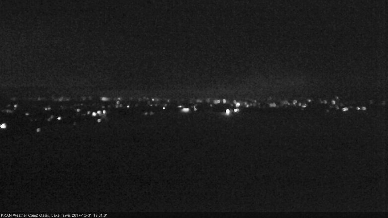 Lake Travis webcam, December 31, 2017 6:25 PM CT