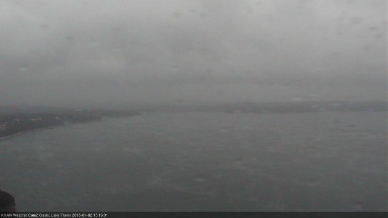 Lake Travis webcam, January 2, 2018 2:25 PM CT