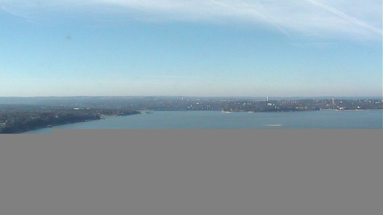 Lake Travis webcam, January 3, 2018 10:15 AM CT