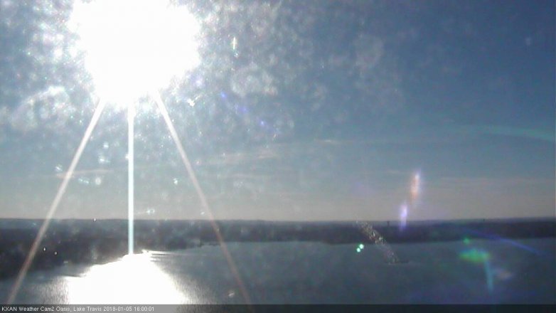Lake Travis webcam, January 5, 2018 3:15 PM CT