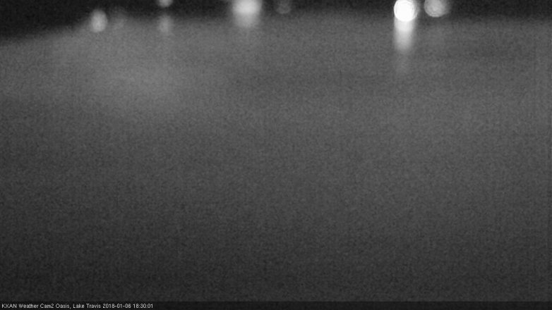 Lake Travis webcam, January 6, 2018 5:45 PM CT