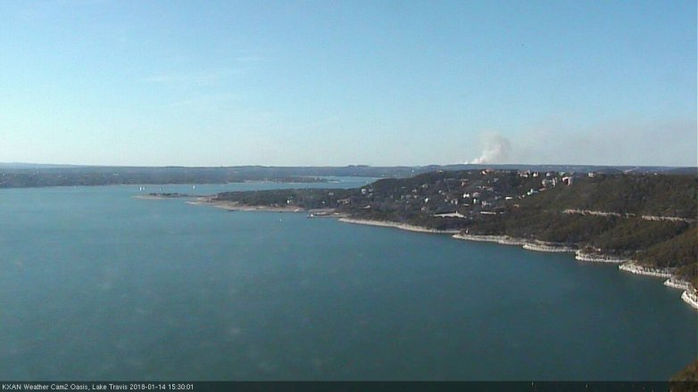 Lake Travis webcam, January 14, 2018 2:50 PM CT