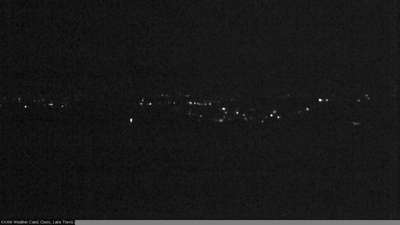 Lake Travis webcam, January 14, 2018 11:55 PM CT