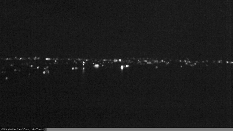 Lake Travis webcam, January 15, 2018 6:45 PM CT