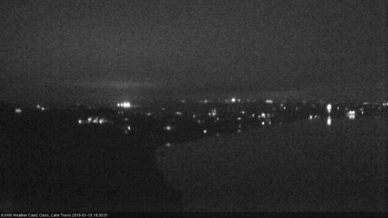 Lake Travis webcam, January 19, 2018 5:35 PM CT