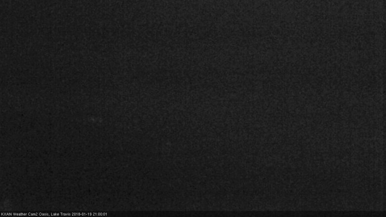 Lake Travis webcam, January 19, 2018 8:10 PM CT