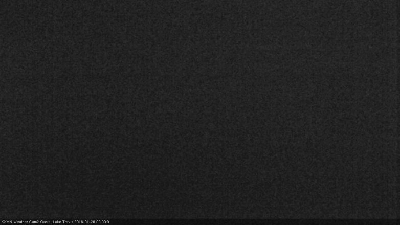 Lake Travis webcam, January 19, 2018 11:15 PM CT