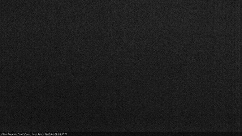 Lake Travis webcam, January 19, 2018 12:00 AM CT