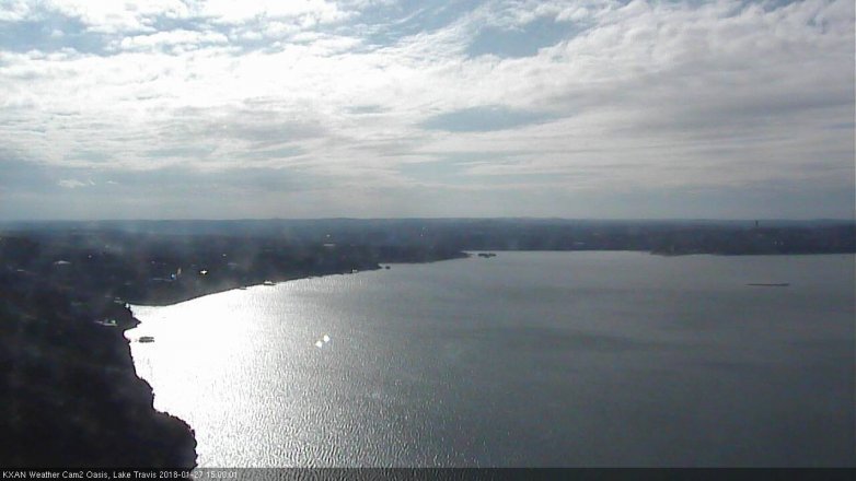 Lake Travis webcam, January 27, 2018 2:20 PM CT