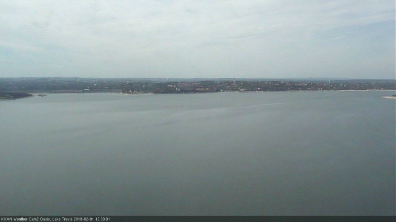 Lake Travis webcam, February 1, 2018 11:45 AM CT