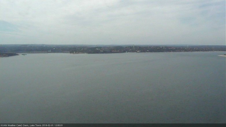 Lake Travis webcam, February 1, 2018 12:20 PM CT