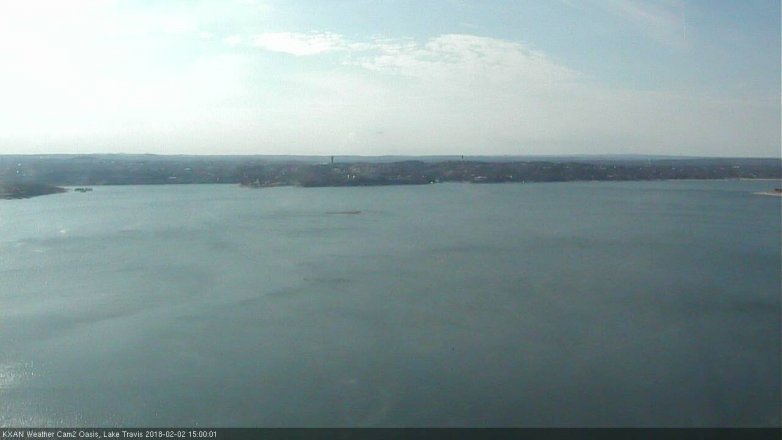 Lake Travis webcam, February 2, 2018 2:15 PM CT